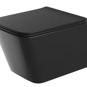 Miska WC wisząca czarna bezkołnierzowa deska G-202 269984 Miska WC wisząca czarna bezkołnierzowa deska G-202 269984