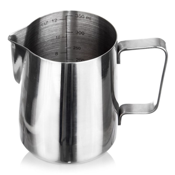 Mlecznik stalowy z miarką 350 ml 221673