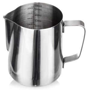 Mlecznik stalowy z miarką 580 ml 221669 Mlecznik stalowy z miarką 580 ml 221669