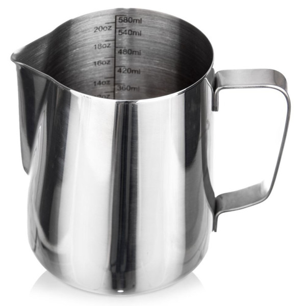 Mlecznik stalowy z miarką 580 ml 221669