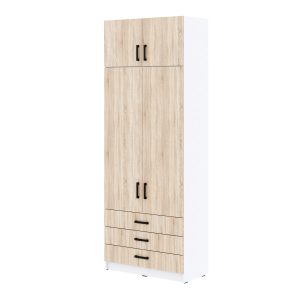 Młodzieżowa szafa Sigma MAX B4 2U3SZ 90 cm z szufladami – dąb sonoma 989682 Młodzieżowa szafa Sigma MAX B4 2U3SZ 90 cm z szufladami – dąb sonoma 989682