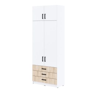 Młodzieżowa szafa Sigma MAX B4 3SZ 90 cm z szufladami – dąb sonoma 989669 Młodzieżowa szafa Sigma MAX B4 3SZ 90 cm z szufladami – dąb sonoma 989669