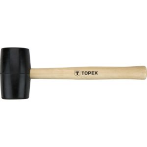 Młotek gumowy 50mm/340g trzonek drewniany TOPEX 182740