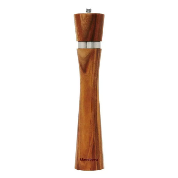 Młynek akacjowy do pieprzu soli przypraw ręczny 31.5cm KLAUSBERG 692830