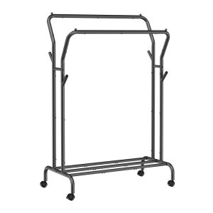 Mobilny Wieszak Stalowy na Ubrania, Loft, 155 cm 766439 Mobilny Wieszak Stalowy na Ubrania, Loft, 155 cm 766439