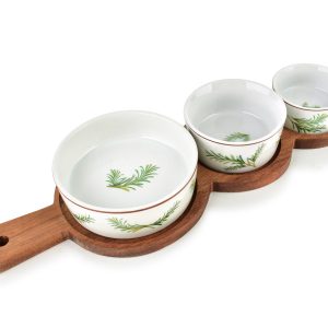 MODERN KITCHEN Deska z 3 miskami 160ml/120ml/80ml rozmaryn 965884