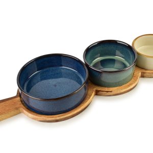 MODERN KITCHEN Deska z 3 miskami 160ml/120ml/80ml 965891