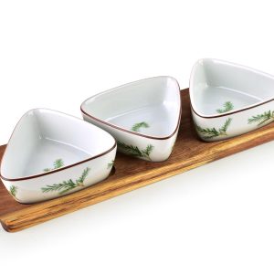 MODERN KITCHEN Deska z 3 miskami trójkątnymi 9,5x4cm rozmaryn 100ml 965885