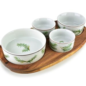 MODERN KITCHEN Deska z 4 miskami rozmaryn 160ml/120ml/2x80ml 965887
