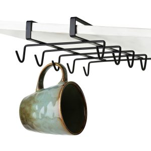 MODERN KITCHEN Wieszak podszafkowy na kubki 28,5×15,5xh6cm 744935 MODERN KITCHEN Wieszak podszafkowy na kubki 28,5×15,5xh6cm 744935