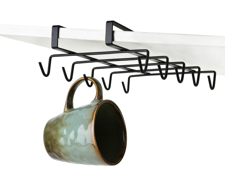 MODERN KITCHEN Wieszak podszafkowy na kubki 28,5x15,5xh6cm 744935
