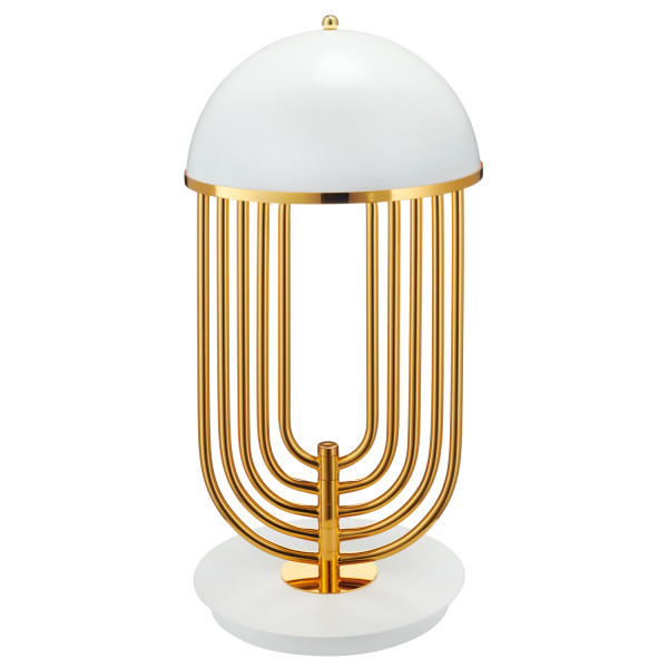 Modernistyczna lampa stołowa Dolce vita ST-1602 white Step 230827
