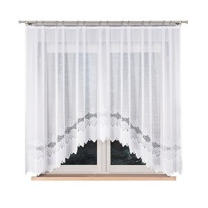 MODESTA – Firanka gotowa żakardowa z podcięciem na dole – 300×160 cm 774828 MODESTA – Firanka gotowa żakardowa z podcięciem na dole – 300×160 cm 774828
