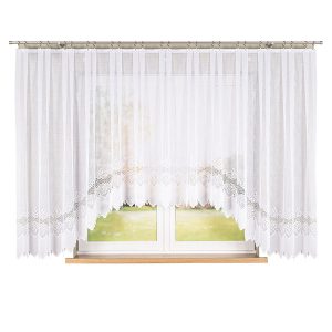 MODESTA – Firanka gotowa żakardowa z podcięciem na dole – 500×160 cm 774769 MODESTA – Firanka gotowa żakardowa z podcięciem na dole – 500×160 cm 774769