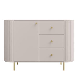 Modna komoda beżowa do przedpokoju glamour ZANTO 974290 Modna komoda beżowa do przedpokoju glamour ZANTO 974290