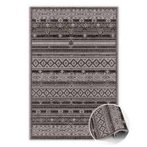 Modny dywan winylowy 60×90 cm – wzory indyjskie 377504 Modny dywan winylowy 60×90 cm – wzory indyjskie 377504