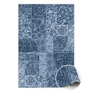 Modny dywan winylowy Antyczne kafelki 60 x 90 cm 254698 Modny dywan winylowy Antyczne kafelki 60 x 90 cm 254698