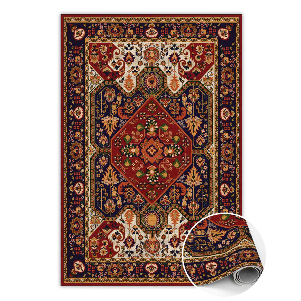 Modny dywan winylowy do domu Bogate wzory 120 x 180 cm 433874