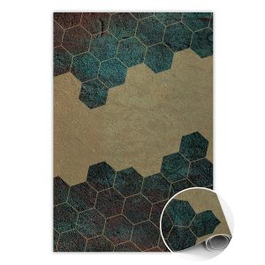 Modny dywan winylowy do domu Kafelki magnolia 100 x 150 cm 449625 Modny dywan winylowy do domu Kafelki magnolia 100 x 150 cm 449625