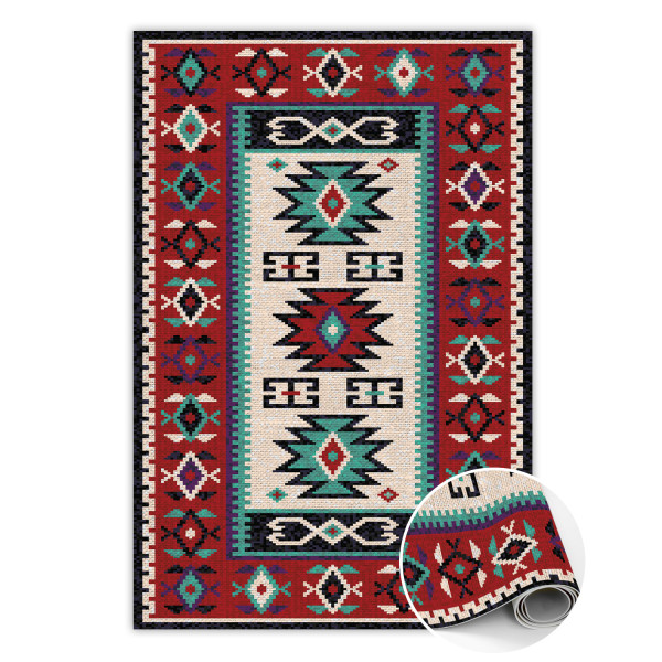 Modny dywan winylowy Etniczne proste wzory 140 x 210 cm 449926