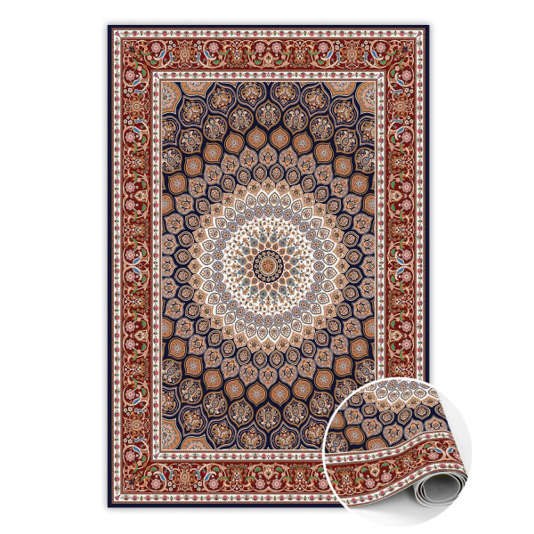 Modny dywan winylowy Geometryczna mandala 120 x 180 cm 449801