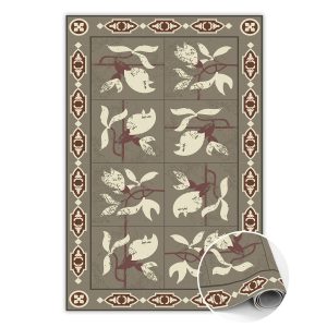 Modny dywan winylowy Geometryczne romby 150 x 225 cm 449772