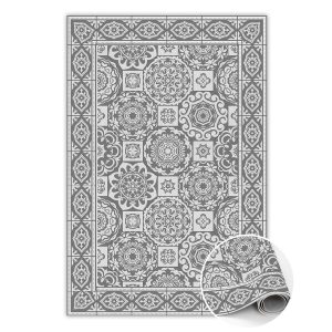 Modny dywan winylowy Grecka geometria 100 x 150 cm 449946 Modny dywan winylowy Grecka geometria 100 x 150 cm 449946