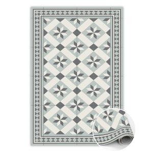 Modny dywan winylowy Gwiazda ośmioramienna 100 x 150 cm 449819 Modny dywan winylowy Gwiazda ośmioramienna 100 x 150 cm 449819
