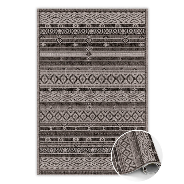 Modny dywan winylowy Indiańskie wzorki 140 x 210 cm 449923