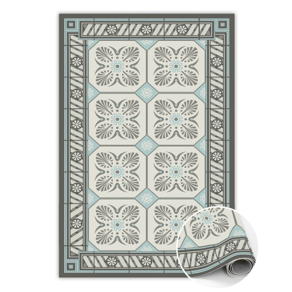 Modny dywan winylowy Kafelki vintage 60 x 90 cm 377489
