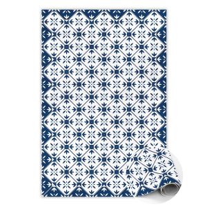 Modny dywan winylowy Kostka romby 100 x 150 cm 451083