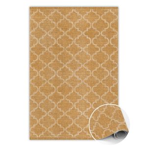 Modny dywan winylowy Marokański wzór 80 x 120 cm 455421 Modny dywan winylowy Marokański wzór 80 x 120 cm 455421