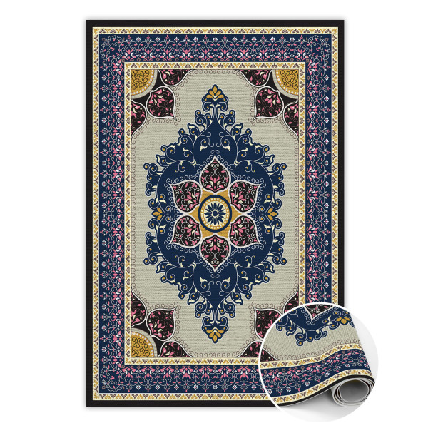 Modny dywan winylowy Orientalny turecki styl 140 x 210 cm 455292
