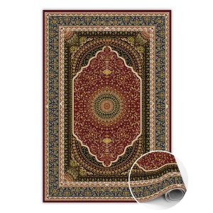 Modny dywan winylowy Paisley azjatycki styl 80 x 120 cm 455370