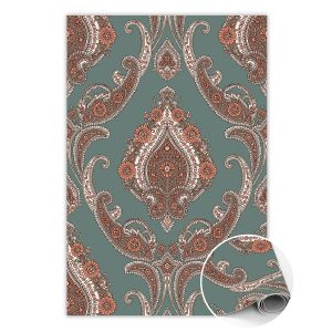 Modny dywan winylowy Paisley vintage 100 x 150 cm 455429