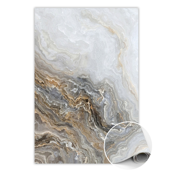 Modny dywan winylowy Perłowy marmur 100 x 150 cm 455306