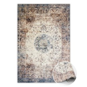 Modny dywan winylowy Perska geometria 60 x 90 cm 283445 Modny dywan winylowy Perska geometria 60 x 90 cm 283445