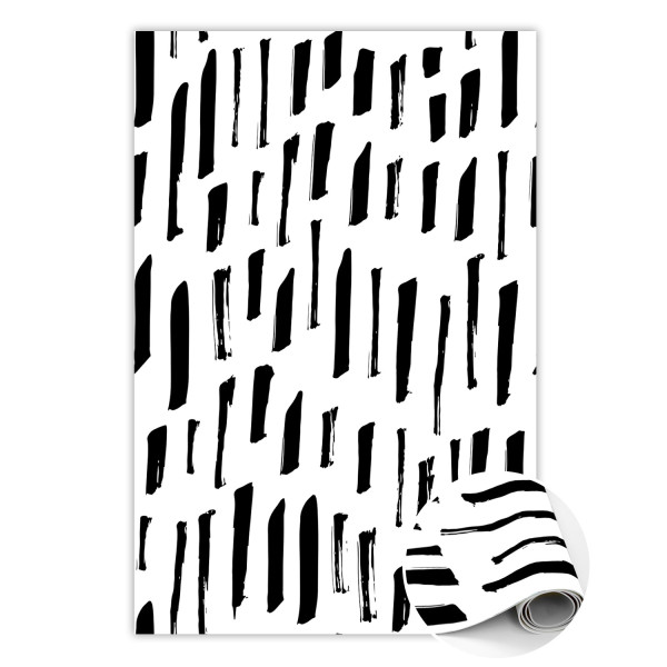 Modny dywan winylowy Pociągnięcia pędzlem 150 x 225 cm 455358