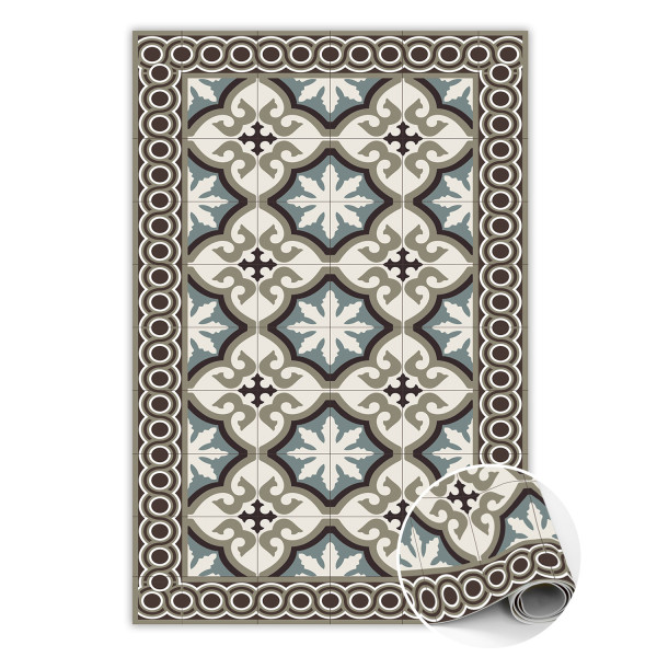 Modny dywan winylowy Portugalski styl 120 x 180 cm 455385
