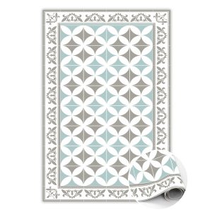 Modny dywan winylowy Portugalskie kafelki 120 x 180 cm 283523 Modny dywan winylowy Portugalskie kafelki 120 x 180 cm 283523