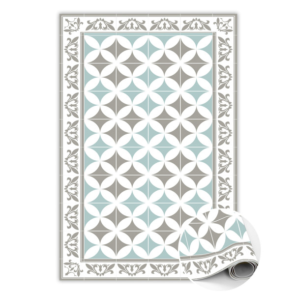 Modny dywan winylowy Portugalskie kafelki 140 x 210 cm 283464