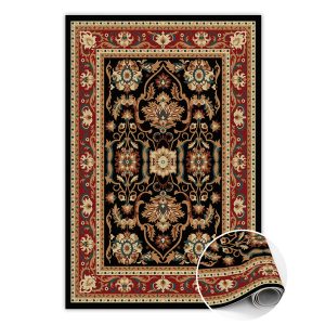 Modny dywan winylowy Retro tekstura 140 x 210 cm 457129 Modny dywan winylowy Retro tekstura 140 x 210 cm 457129