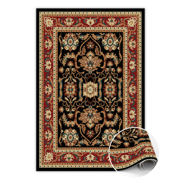 Modny dywan winylowy Retro tekstura 140 x 210 cm 457129