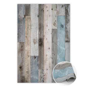 Modny dywan winylowy Stare deski 140 x 210 cm 459599 Modny dywan winylowy Stare deski 140 x 210 cm 459599