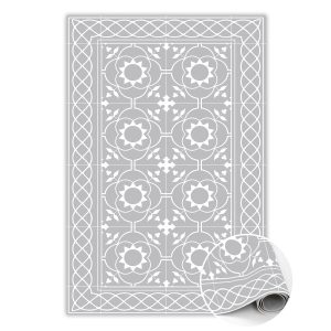 Modny dywan winylowy Symetryczny wzór 150 x 225 cm 459522 Modny dywan winylowy Symetryczny wzór 150 x 225 cm 459522
