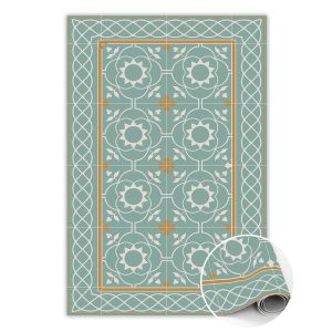 Modny dywan winylowy Vintage symetria 120 x 180 cm 466437 Modny dywan winylowy Vintage symetria 120 x 180 cm 466437