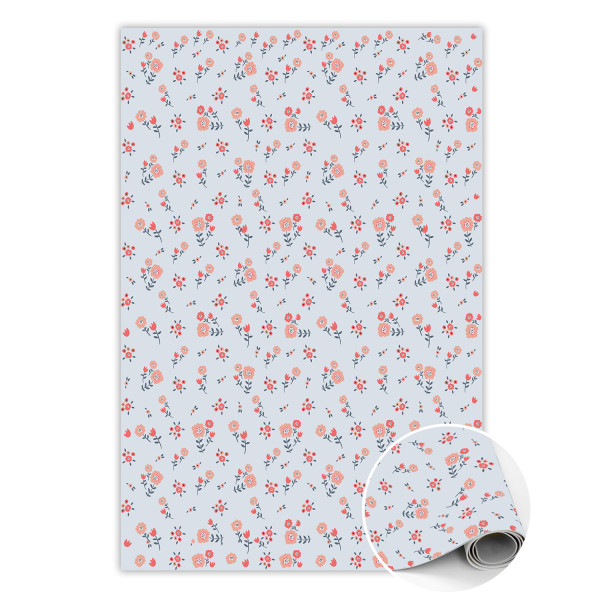 Modny dywan winylowy Wiejskie kwiatki 140 x 210 cm 466540
