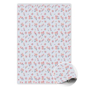 Modny dywan winylowy Wiejskie kwiatki 60 x 90 cm 466360