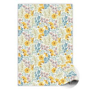 Modny dywan winylowy Wiosenne kwiatki 140 x 210 cm 466313