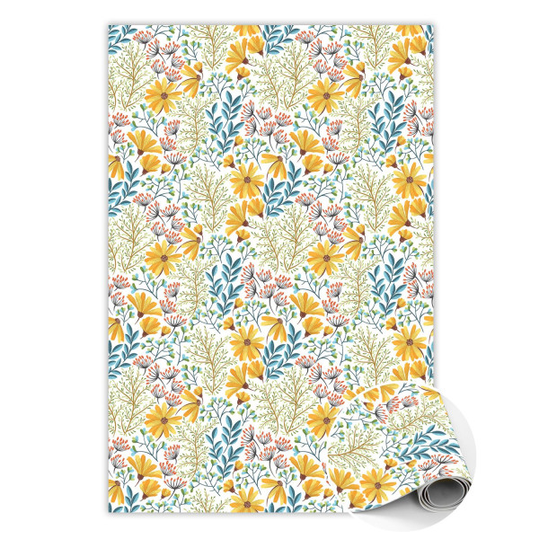 Modny dywan winylowy Wiosenne kwiatki 80 x 120 cm 466273